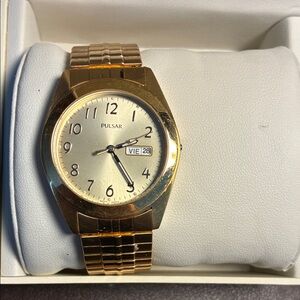Pulsar Gold Men's Watch parts